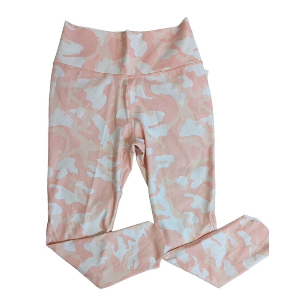 All in Motion Girls Peach Camo High Rise Capri Leggings XL